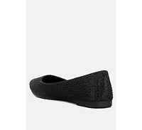 denki studded ballerina flats
