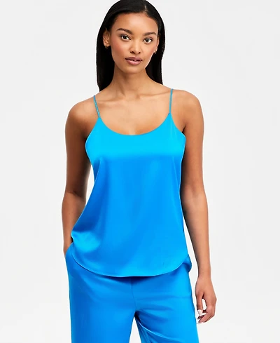 Bar Iii Women's Satin Scoop-Neck Cami, Macy's Exclusive