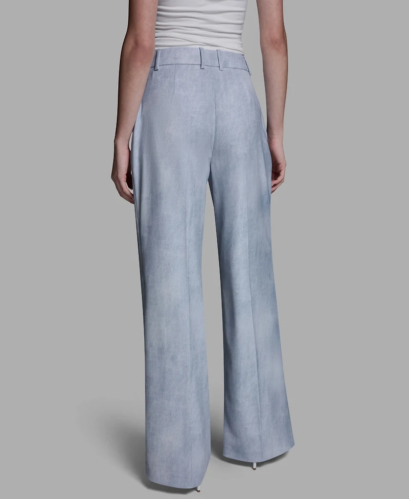 Bcbg Women's Printed Straight-Leg Pants