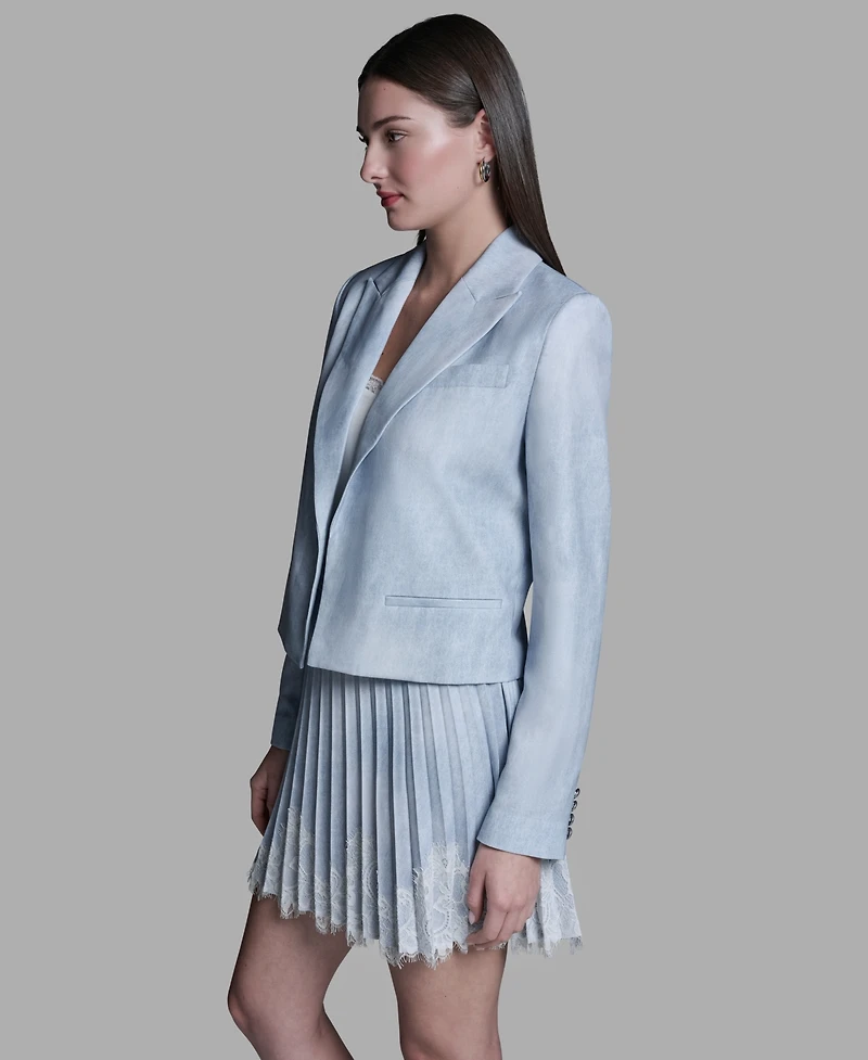 Bcbg Women's Printed Open-Front Jacket