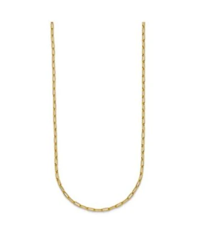 Curata Jewelry Solid 18k Yellow Gold Polished 1.4mm Oval Links Chain Necklace 16 24 Inches