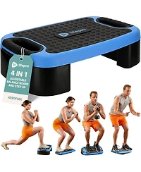 Lifepro 4-in-1 Balance Board & Step Platform – Adjustable Slant Board for Home Workouts, Non-Slip Design