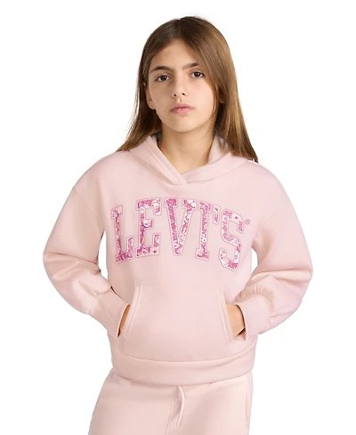 Levi's Big Girls Collegiate Oversized Pullover Hoodie
