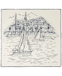 Lauren Ralph Conversational Small Square Scraf