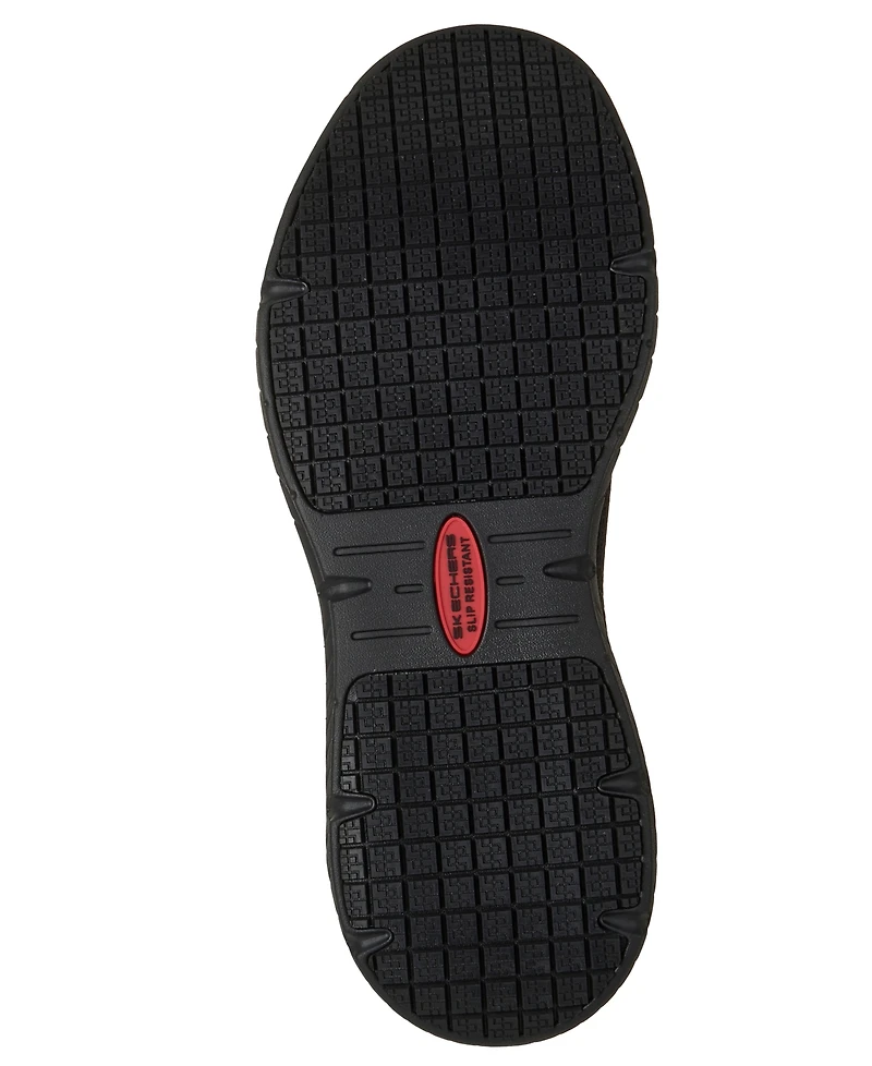 Skechers Men's Work Slip Resistant: Arch Fit Crosser - Rowynn Casual Sneakers from Finish Line