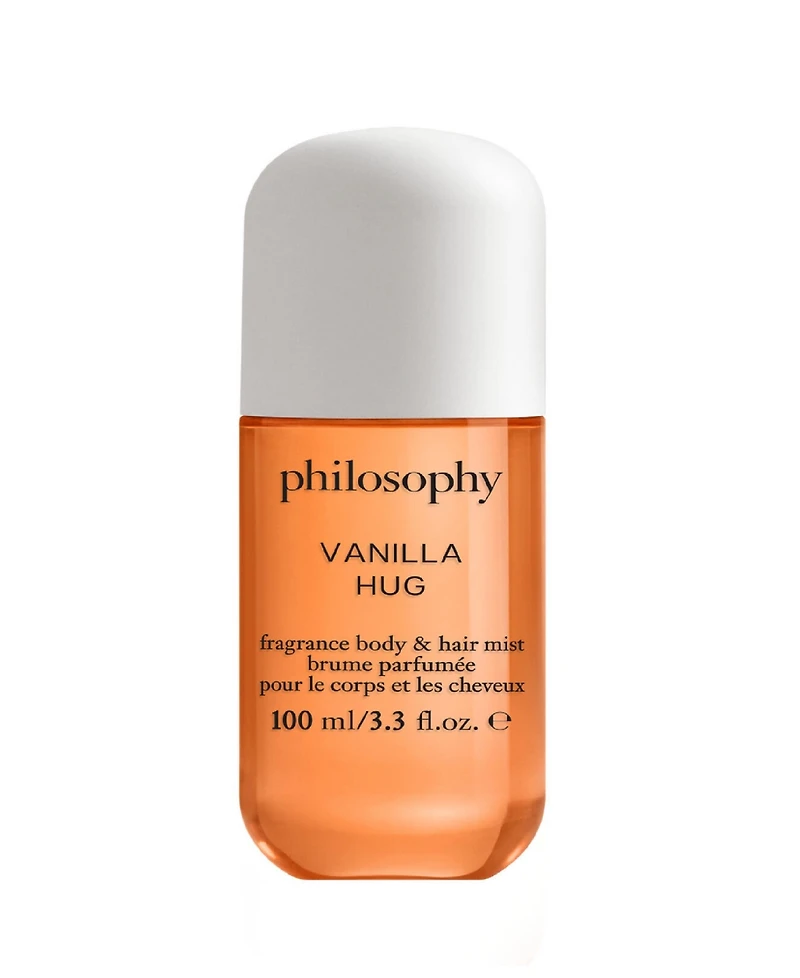 philosophy Vanilla Hug Body and Hair Perfume Mist, 3.3 oz.