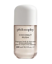 philosophy Coconut Rush Body and Hair Perfume Mist, 3.3 oz.