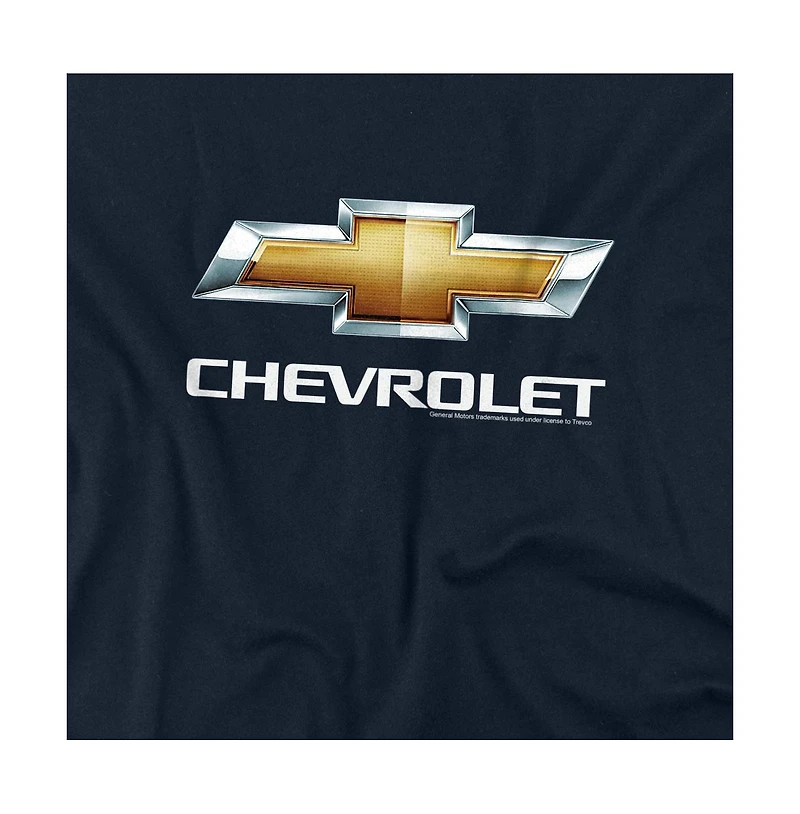 Corvette Men's Chevrolet Chevy Bowtie Stacked T-Shirt