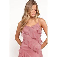 Petal and Pup Women's Ciao Ruffles Maxi Dress