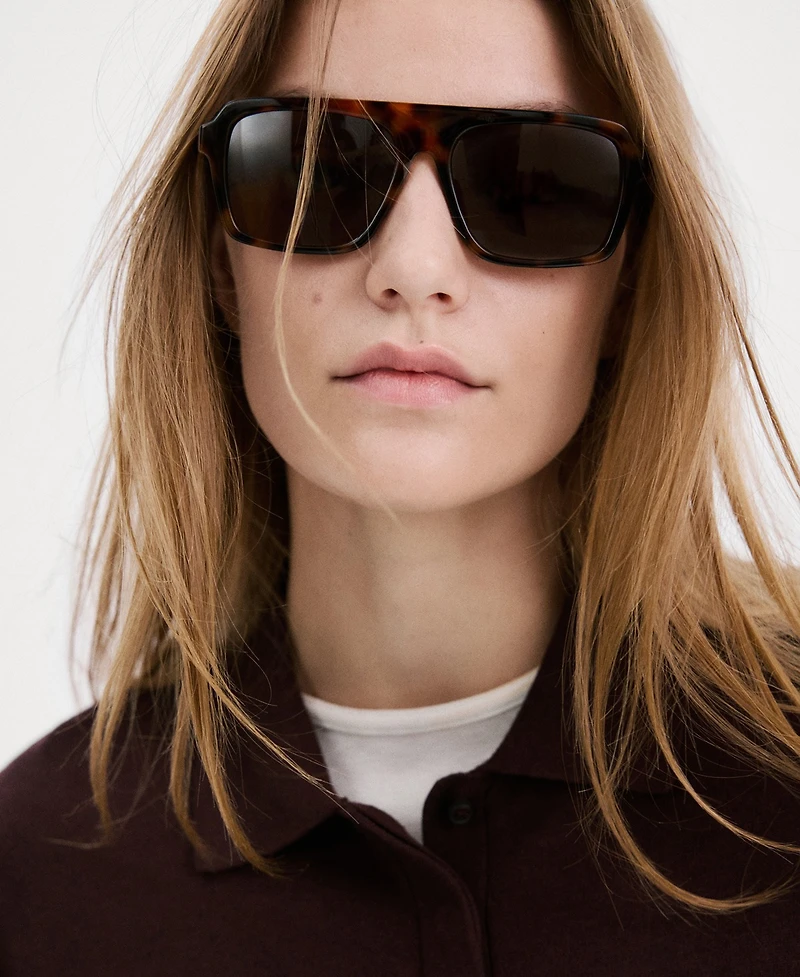 Mango Women's Knitted Polo-Neck Sweater