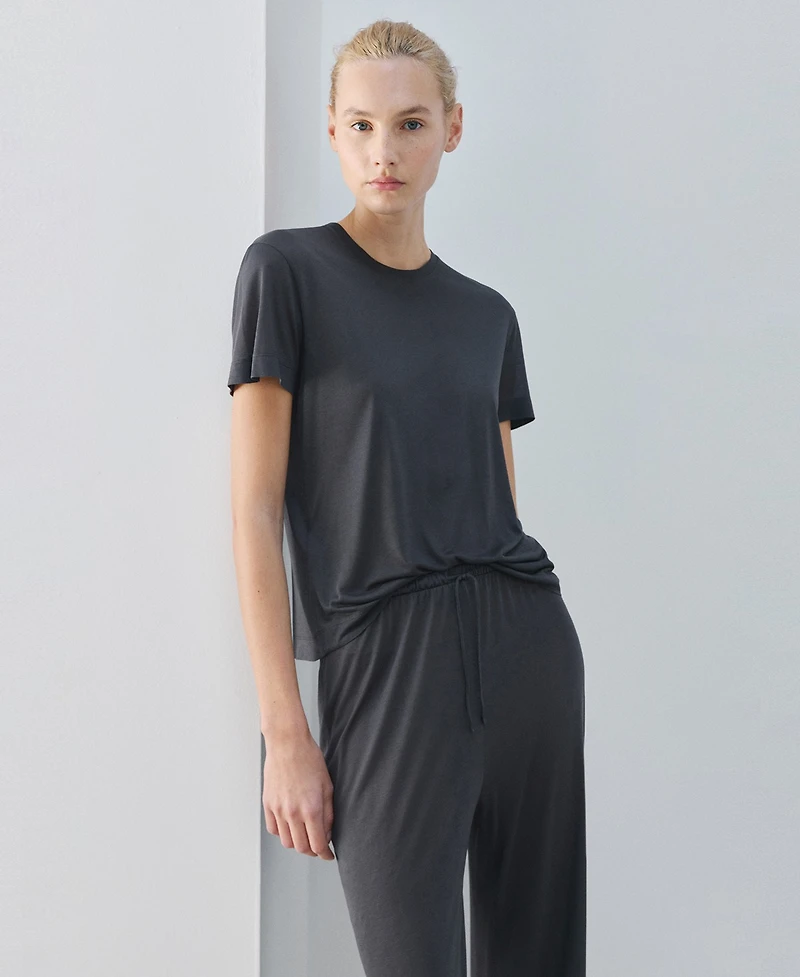 Mango Women's Micro-Modal Pajama Pants