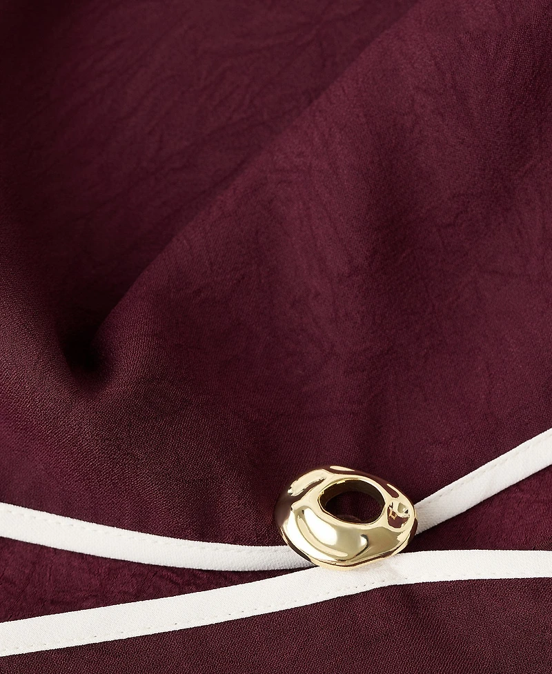 Mango Women's Ruffle Asymmetric Blouse