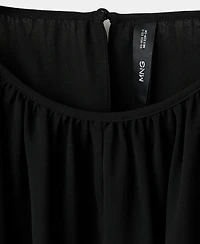 Mango Women's Puff Sleeves Blouse