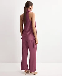 Mango Women's Scarf Neck Top