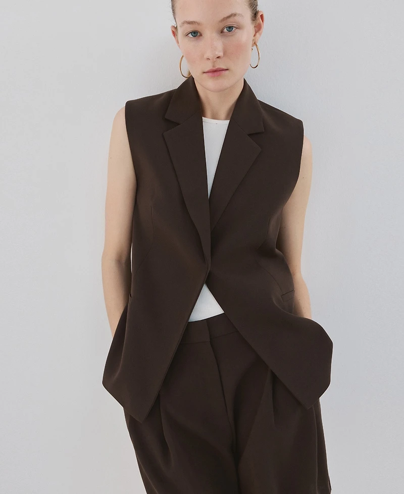 Mango Women's Straight Mid-Rise Bermuda Shorts