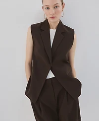 Mango Women's Straight Mid-Rise Bermuda Shorts