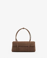 Mango Women's Suede Shoulder Bag