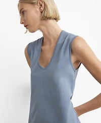 Mango Women's Cotton Short Nightgown