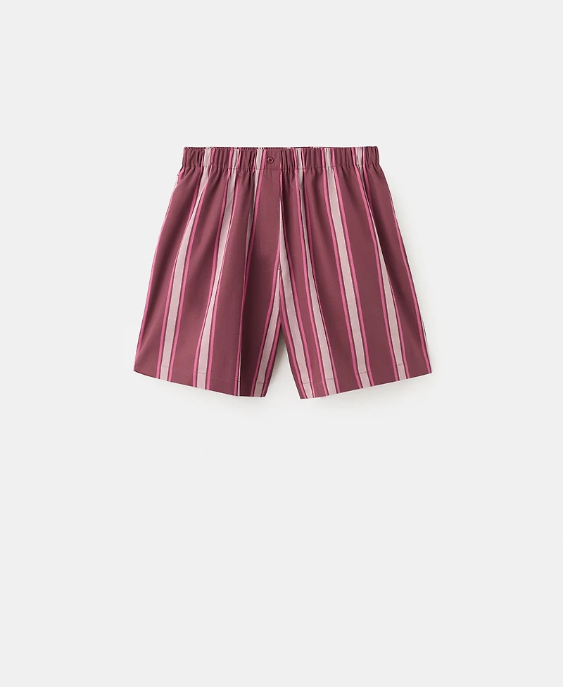 Mango Women's Striped Pajama Shorts