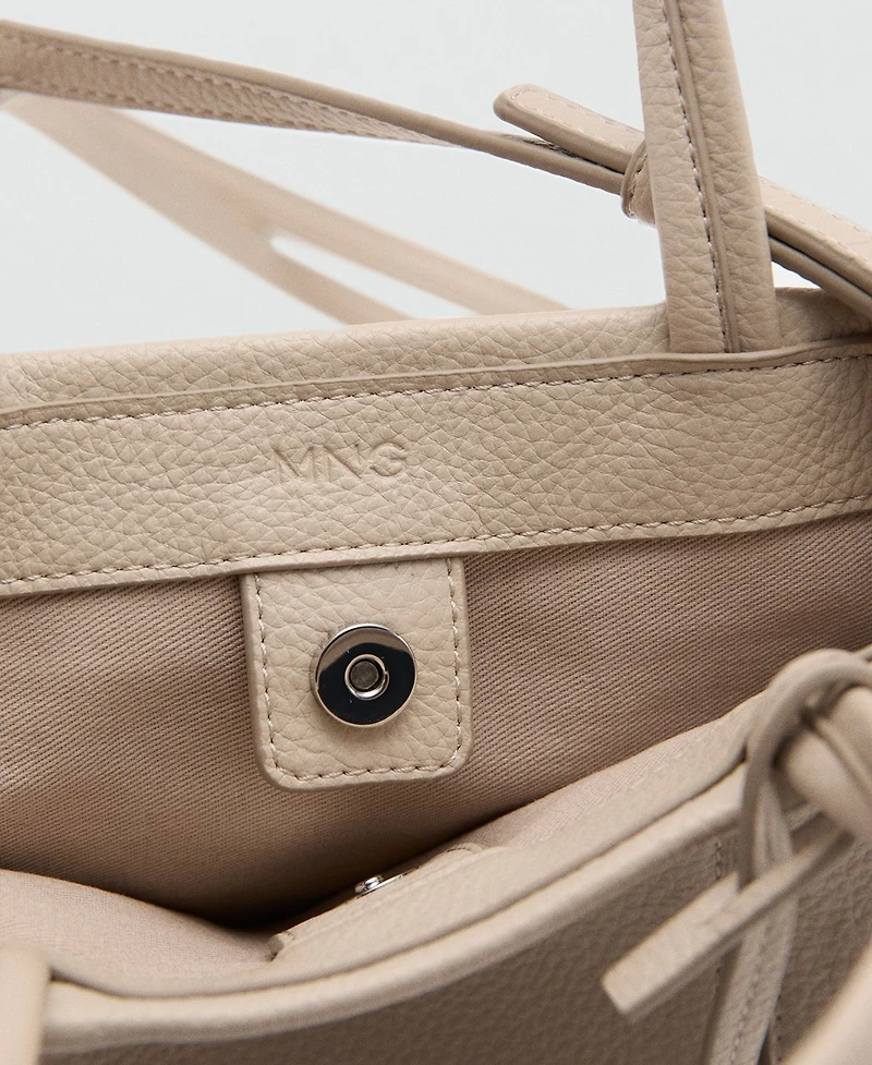 Mango Women's Handles Mini Rectangular Handbag