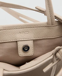 Mango Women's Handles Mini Rectangular Handbag