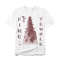 Avatar The Last Airbender Men's Fire Temple T-Shirt