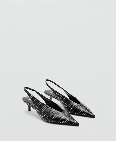 Mango Women's Rhinestone Heel Shoes