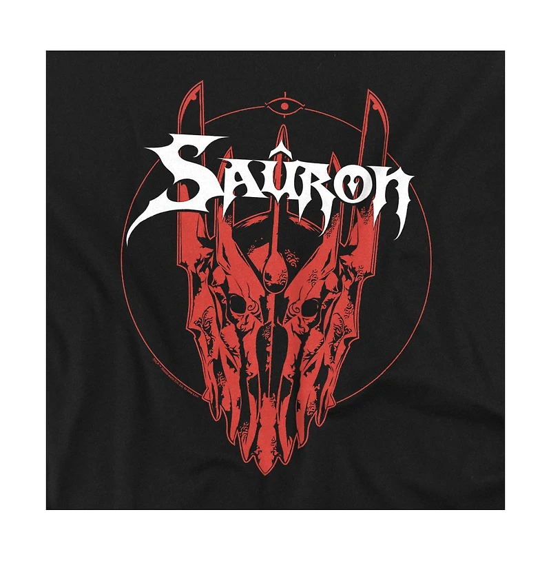 Lord Of The Rings Men's Sauron Helmet Band T-Shirt