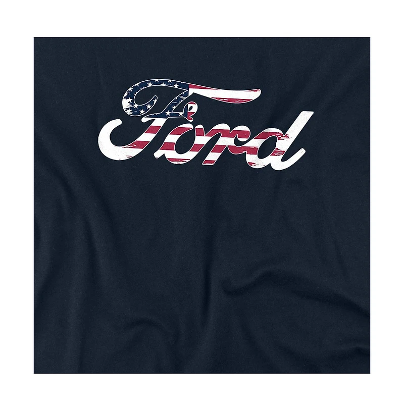Mustang Men's Ford Flag Logo T-Shirt