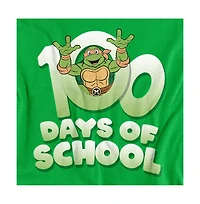 Teenage Mutant Ninja Turtles Men's 100 Days of School T-Shirt