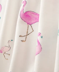 Carter's Baby Girls' PurelySoft Flamingo 2-Way Zip Snug Fit Sleep & Play Pajamas