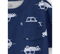 Carter's Boys' 2T-5T Car Pocket Short-Sleeve T-Shirt