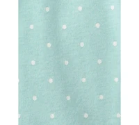 Carter's Boys' Toddler 2T-5T Short-Sleeve T-Shirt and Snug-Fit Pants, 4-Piece Pajama Set