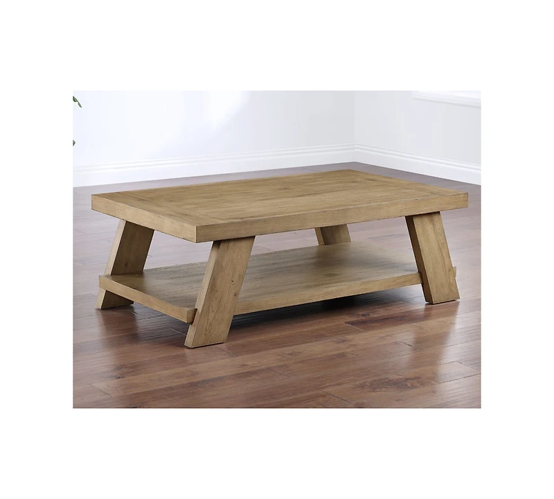 Ebony 55" Coffee Table