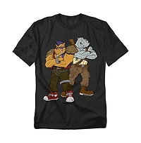 Teenage Mutant Ninja Turtles Men's Bebop And Rocksteady T-Shirt
