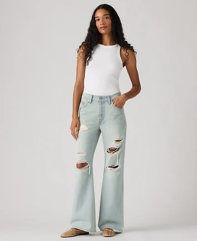 Levi's Women's Mid-Rise Wide-Leg Bootcut Jeans