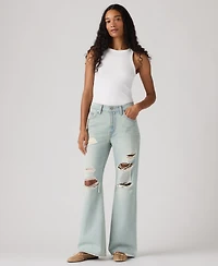Levi's Women's Mid-Rise Wide-Leg Bootcut Jeans