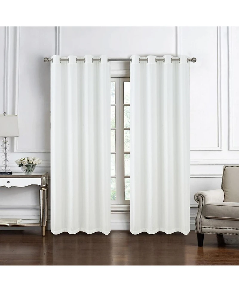 Rt Designers Collection Sedona 100% Polyester 140 Gsm Jacquard Grommet Curtain Panel