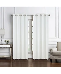 Rt Designers Collection Sedona 100% Polyester 140 Gsm Jacquard Grommet Curtain Panel