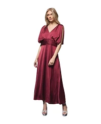 Oasis Women's Hotfix Detail Ruched Bodice Midi Dress