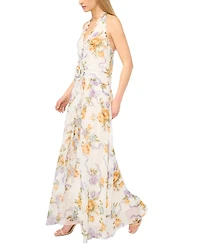 Parker Women's Sleeveless Ruffle Front Maxi Dress