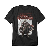 Lord Of The Rings Men's War Rohirrim Helm Hammerhand Band T-Shirt