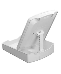 iHome Tri-Fold Travel Makeup Mirror with Lights and Organizer, 5" x 8"