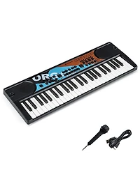 Mecale 49-Key Portable Kids Electric Piano Keyboard with 8 Rhythms & 8 Tones for Fun Learning