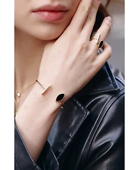 Retro Chic Onyx Eyes Ring