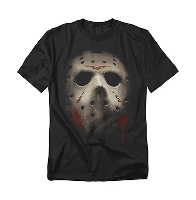 Friday the 13th Men's Jason Voorhees Large Face Mask T-Shirt