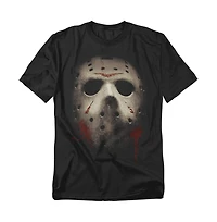 Friday the 13th Men's Jason Voorhees Large Face Mask T-Shirt