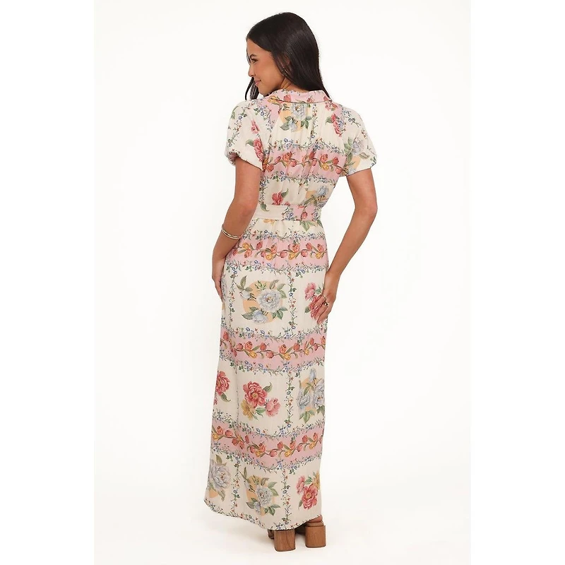 Petal and Pup Women's James Button Through Maxi Dress
