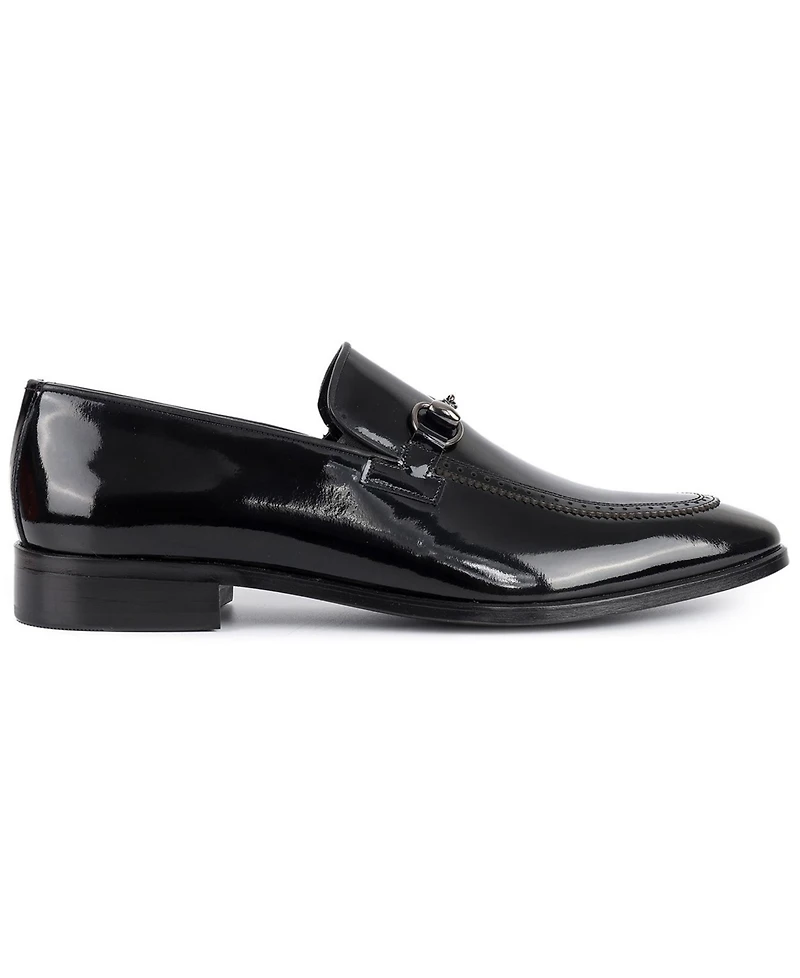 Vellapais Men's Edroy Horsebit Buckle Slip-On Dress Loafers