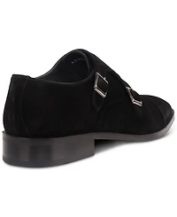 Vellapais Men's Mico Double Monk Slip-On Dress Shoes